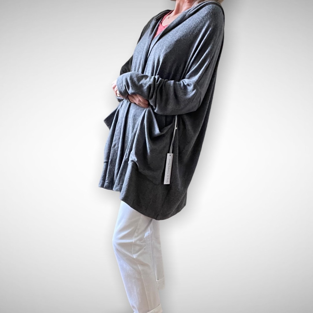 Young Fabulous and Broke Grey Oversized Cardigan S - Picture 3 of 7